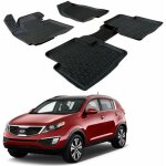 Tapis de sol 3d - scoutt - kia sportage 2010 - 2016 - caoutchouc premium - r�sistant � leau - sur mesure ...