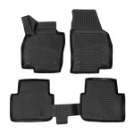 Tapis de sol - exclusive - skoda kamiq - caoutchouc - 4 pices - toutes saisons