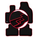 Tapis de sol carlux - red pour fiat e - 500 / 500 electric hatchback (2020 - )