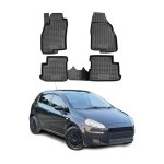 Tapis de sol pour fiat grande punto 2005 - 2012 tpe noir Tapis de sol pour fiat grande punto 2005 - 2012 tpe noir