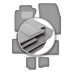 Tapis de sol gris pour nissan x - trail iii t32 fl 7 places (2017 - 2021)