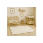 Tapis de sol imperm�able - tapis de parc pour b�b� - blanc