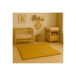 Tapis de sol imperm�able - tapis de parc pour b�b� - moutarde