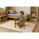 Tapis de sol imperm�able - tapis de parc pour b�b� - ourson
