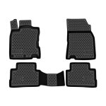 Tapis de sol nissan qashqai (2014 - ) 4 pi�ces tpe noir - protection sur mesure suv