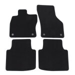 Tapis de sol - skoda - superb 3 - noir - 4 pices - antidrapant et impermable