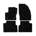 Tapis de sol noir velours - j&j automotive - ford c - max 2010 - 2019 - sur mesure - antidrapant - impermabl ...