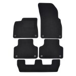 Tapis de sol - audi - q7 - velours noir - 5 pices - ajustement prcis