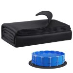 Tapis de sol pour piscine - duoku - 645 cm - rond - tissu g�otextile - 180 g / m�