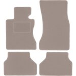 Tapis de sol en velours beige pour�: bmw s�rie 5 e60 berline (2003 - 2010)
