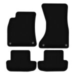 Tapis de sol en velours noir basic pour audi a5 8t coup� (2008 - 2018)