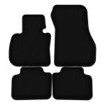 Tapis de sol en velours noir basic pour bmw 2 f45 active tourer (2015 - )