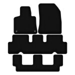 Tapis de sol en velours noir basic pour citro�n c4 grand spacetourer 7 places (2013 - 2021)