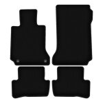 Tapis de sol en velours noir basic pour mercedes c w204 berline break coup� (2007 - 2014)
