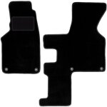 Tapis de sol en velours noir pour volkswagen transporter t4 caravelle manuel (1993 - 2001)