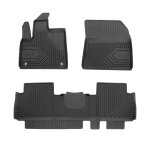 Tapis de sol de voiture pour citroen berlingo iii 2018 - 25 5places tpe noir 3pcs