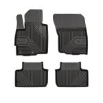 Tapis de sol de voiture pour citroen c4 aircross 2012 - 2017 tpe durable noir 4pcs