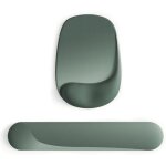 Tapis de souris ergonomique en gel souple pour gaming repose - poignet pour clavier et souris - pour ...