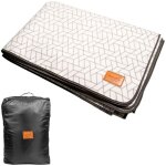 Tapis de tente - skandika lindal - camping - 300x300cm - polaire softtouch - sac de rangement