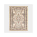 Tapis traditionnel floral - mamie in love - corail doux - 200 x 290 cm
