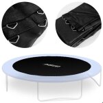 Tapis de trampoline - janshop - 14ft - 427 - 435 cm - 80 ressorts - noir - pp haute qualit� - r�sistant ...