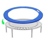 Tapis de trampoline de remplacement de 3 m (10 pi) housse  ressorts