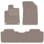 Tapis en velours beige pour : peugeot 407 coupé berline break sw (2004 - 2011) Tapis en velours beige pour : peugeot 407 coupé berline break sw (2004 - 2011)