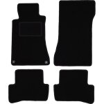 Tapis en velours noir pour�: mercedes c w203 coup� (2000 - 2008)
