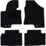Tapis en velours noir pour suv hyundai ix35 (2009 - 2015)