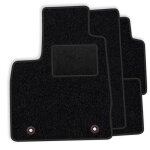 Tapis en velours - peugeot - 407 - finition noire - ajustement parfait - rsistance  lusure