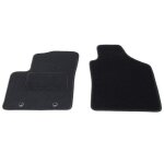 Tapis de sol avant pour fiat 500 (2007 - 2012) - sur mesure - lot de 2 - tapis voiture