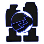 Tapis de voiture carlux - blue pour�: mini cooper r52 � hayon (2004 - 2008)