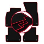 Tapis de voiture carlux - red pour audi a6 c7 berline break avant (2011 - 2017)