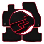 Tapis de voiture carlux - red pour�: skoda karoq crossover (2017 - )