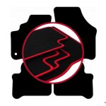 Tapis de voiture carlux - rouge pour : skoda e - citigo berline (2019 - )