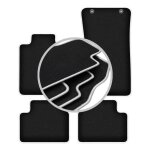 Tapis de voiture carlux - silver pour�: alfa romeo giulia 2x4 (2wd) berline (2016 - )