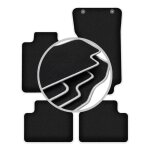 Tapis de voiture carlux - silver pour : alfa romeo giulia 4x4 (4wd) berline (2016 - )