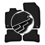 Tapis de voiture carlux - silver pour audi a1 8x berline (2010 - )