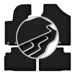 Tapis de voiture carlux - silver pour�: hyundai ix35 suv (2009 - 2015)