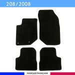 Tapis de voiture - sur mesure pour 208 (dès 2019) - 4 pièces - tapis de sol antidérapant pour automobile ... Tapis de voiture - sur mesure pour 208 (dès 2019) - 4 pièces - tapis de sol antidérapant pour automobile ...