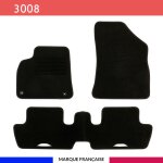 Tapis de voiture - sur mesure pour 3008 (2009 - 2016) - 3 pièces - tapis de sol antidérapant pour automobile ... Tapis de voiture - sur mesure pour 3008 (2009 - 2016) - 3 pièces - tapis de sol antidérapant pour automobile ...