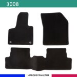 Tapis de voiture - sur mesure pour 3008 (2016 - 2020) - 3 pièces - tapis de sol antidérapant pour automobile ... Tapis de voiture - sur mesure pour 3008 (2016 - 2020) - 3 pièces - tapis de sol antidérapant pour automobile ...