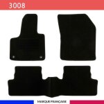 Tapis de voiture - sur mesure pour 3008 (2016 - 2020) - 3 pièces - tapis de sol antidérapant pour automobile ... Tapis de voiture - sur mesure pour 3008 (2016 - 2020) - 3 pièces - tapis de sol antidérapant pour automobile ...