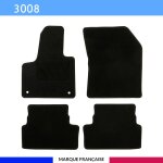 Tapis de voiture - sur mesure pour 3008 (2016 - 2020) - 4 pièces - tapis de sol antidérapant pour automobile ... Tapis de voiture - sur mesure pour 3008 (2016 - 2020) - 4 pièces - tapis de sol antidérapant pour automobile ...