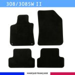 Tapis de voiture - sur mesure pour 308 (2013 - 2021) - 4 pièces - tapis de sol antidérapant pour automobile ... Tapis de voiture - sur mesure pour 308 (2013 - 2021) - 4 pièces - tapis de sol antidérapant pour automobile ...