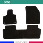 Tapis de voiture - sur mesure pour 5008 (d�s 2017) - 3 pi�ces - tapis de sol antid�rapant pour automobile ...