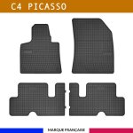 Tapis de voiture - sur mesure pour c4 picasso / c4 spacetourer (ds 2013) - 4 pices - tapis de sol auto ...