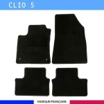 Tapis de voiture - sur mesure pour clio 5 (dès 2019) - 4 pièces - tapis de sol antidérapant pour automobile ... Tapis de voiture - sur mesure pour clio 5 (dès 2019) - 4 pièces - tapis de sol antidérapant pour automobile ...