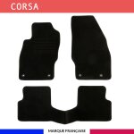 Tapis de voiture - sur mesure pour corsa (2014 - 2019) - 3 pièces - tapis de sol antidérapant pour automobile ... Tapis de voiture - sur mesure pour corsa (2014 - 2019) - 3 pièces - tapis de sol antidérapant pour automobile ...