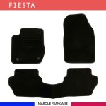 Tapis de voiture - sur mesure pour fiesta (2012 - 2016) - 3 pices - tapis de sol antidrapant pour automobile ...